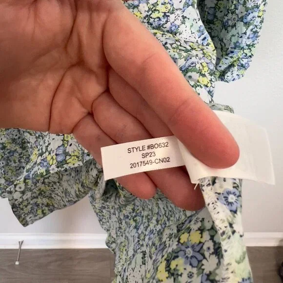 J.Crew x Liberty Floral Long Sleeve Dress - Size Large (NWT)